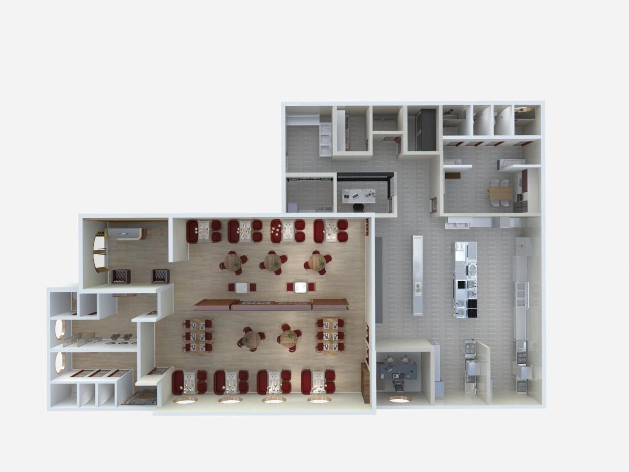 Restaurante Asiatico - Vista 3